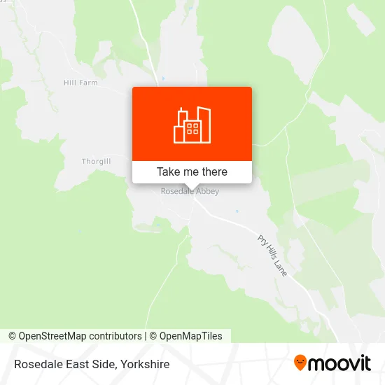 Rosedale East Side map