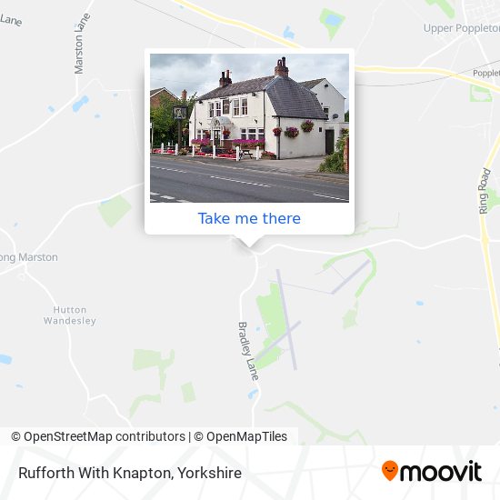 Rufforth With Knapton map