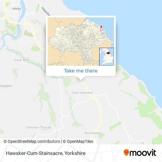 Hawsker-Cum-Stainsacre map