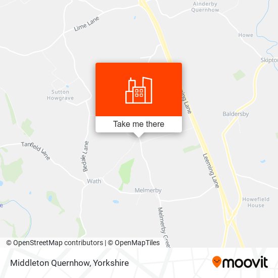 Middleton Quernhow map