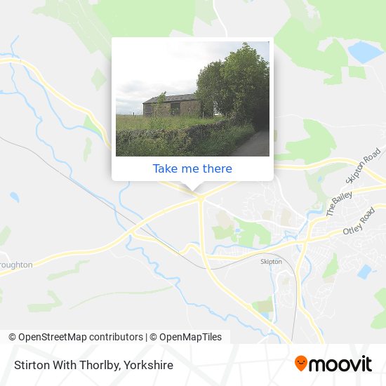 Stirton With Thorlby map