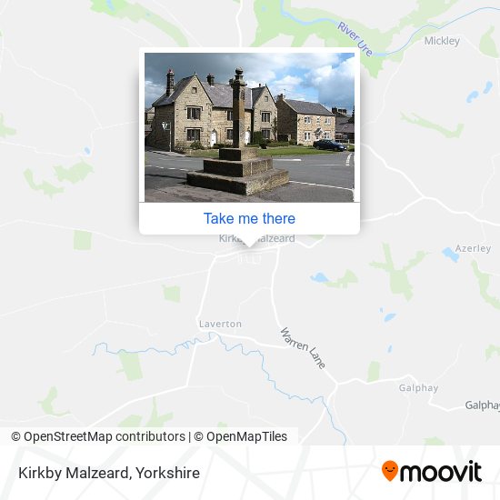 Kirkby Malzeard map