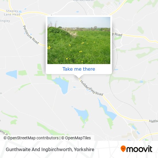 Gunthwaite And Ingbirchworth map