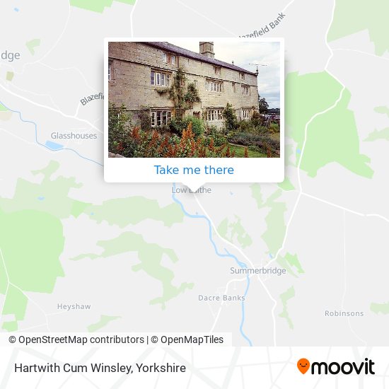 Hartwith Cum Winsley map