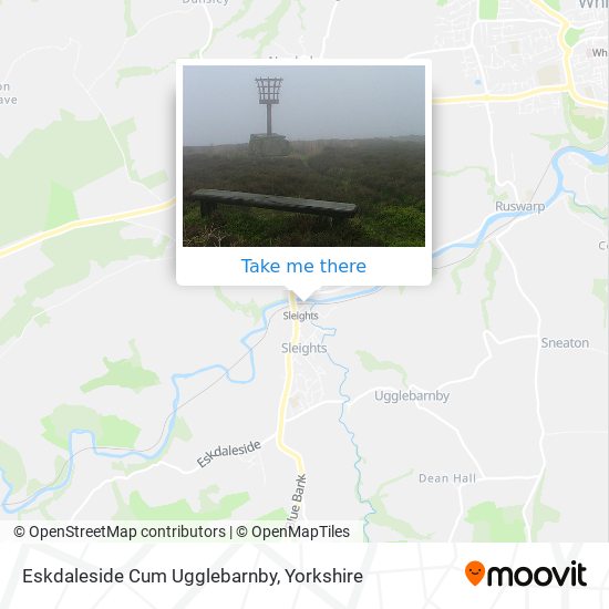 Eskdaleside Cum Ugglebarnby map