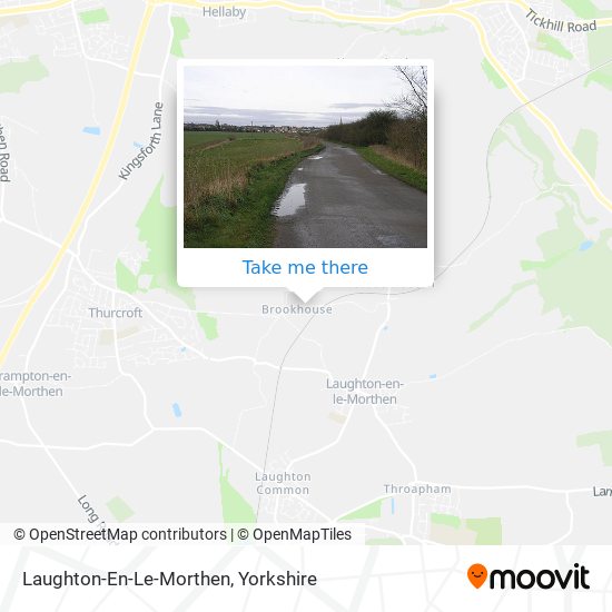Laughton-En-Le-Morthen map