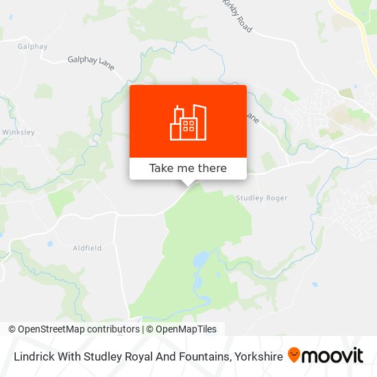 Lindrick With Studley Royal And Fountains map