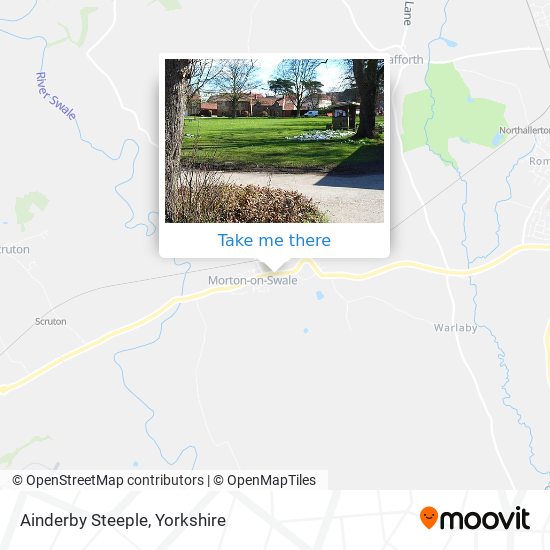 Ainderby Steeple map