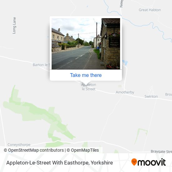 Appleton-Le-Street With Easthorpe map