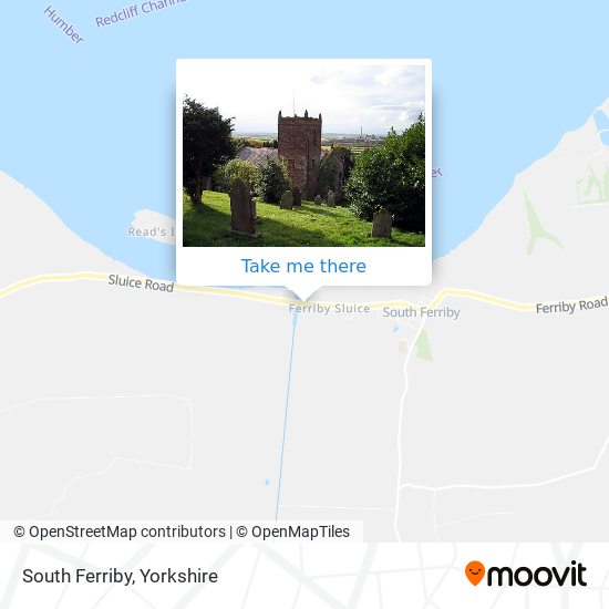 South Ferriby map