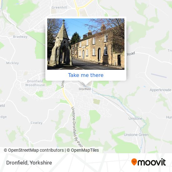 Dronfield map