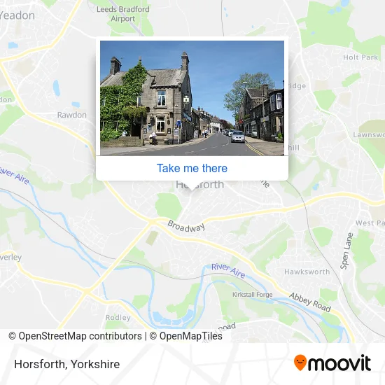 Horsforth map