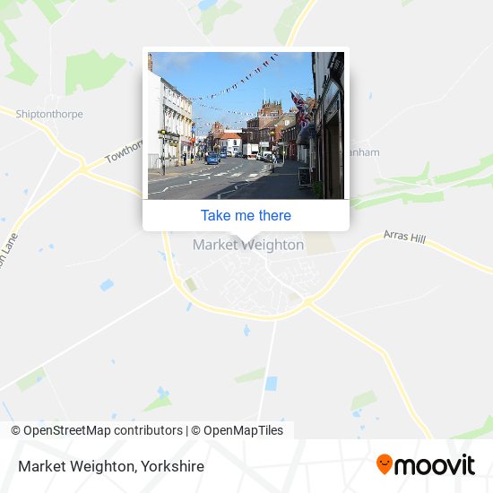 Market Weighton map