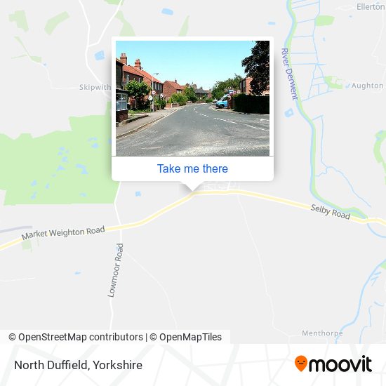 North Duffield map