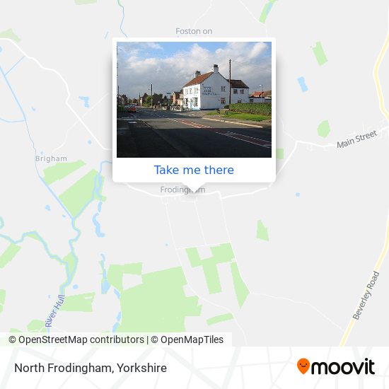 North Frodingham map