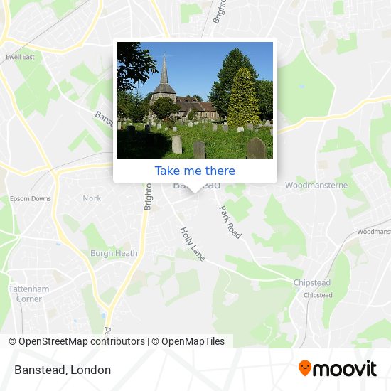 Banstead map