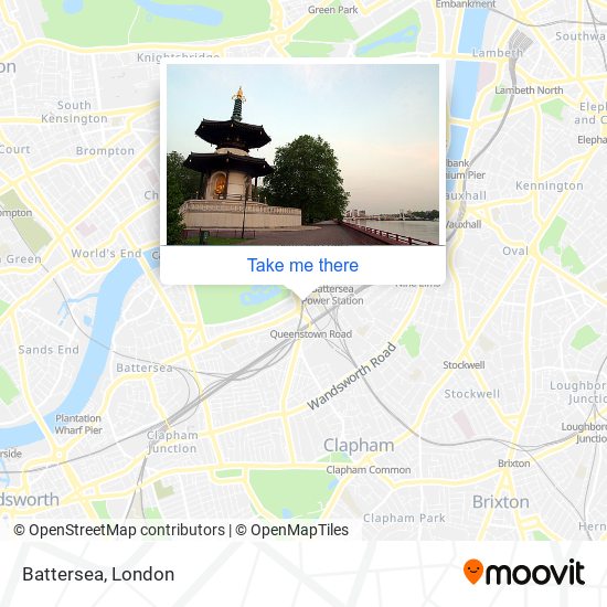 Battersea map