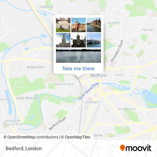 Bedford map