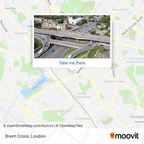 Brent Cross map