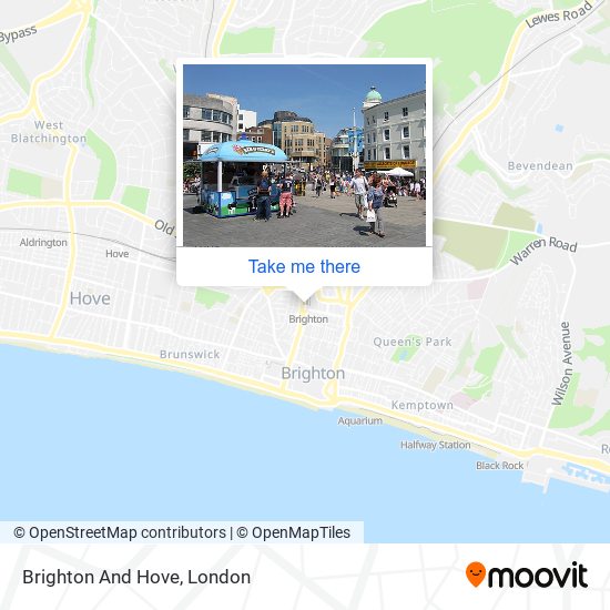 Brighton And Hove map