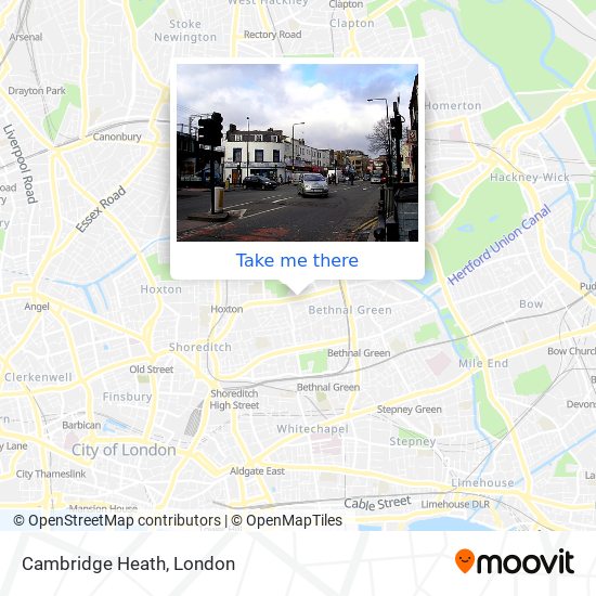 Cambridge Heath map