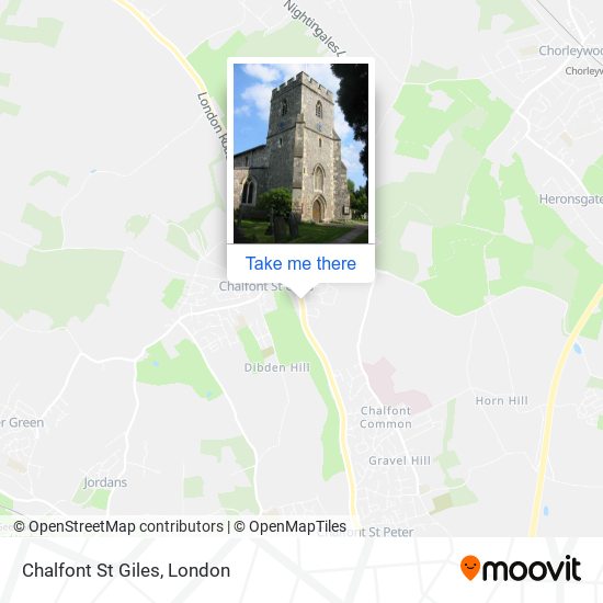 Chalfont St Giles map
