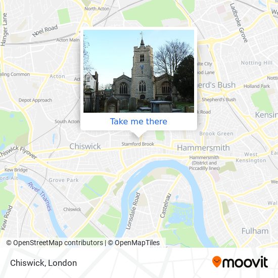 Chiswick map