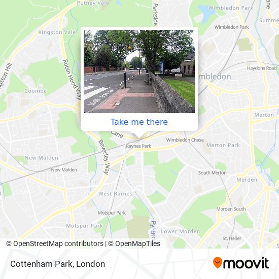 Cottenham Park map