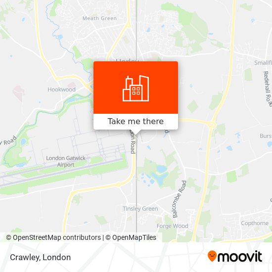 Crawley map