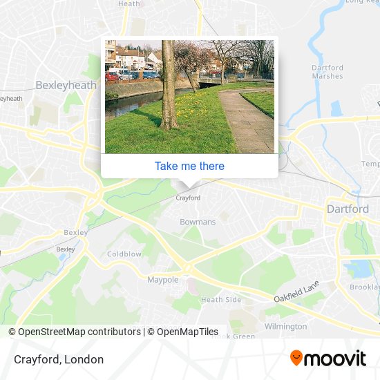 Crayford map