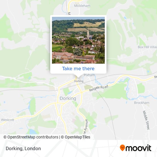 Dorking map