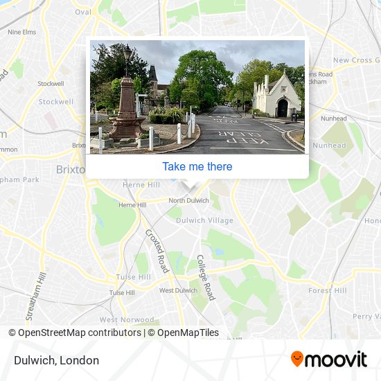 Dulwich map