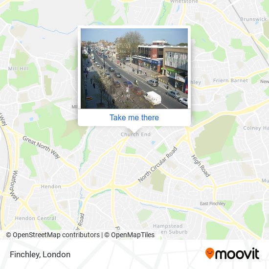 Finchley map
