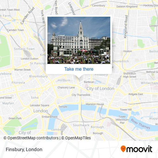 Finsbury map