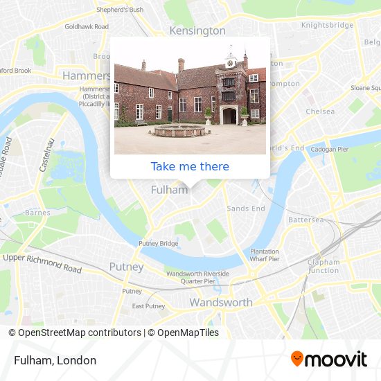 Fulham map