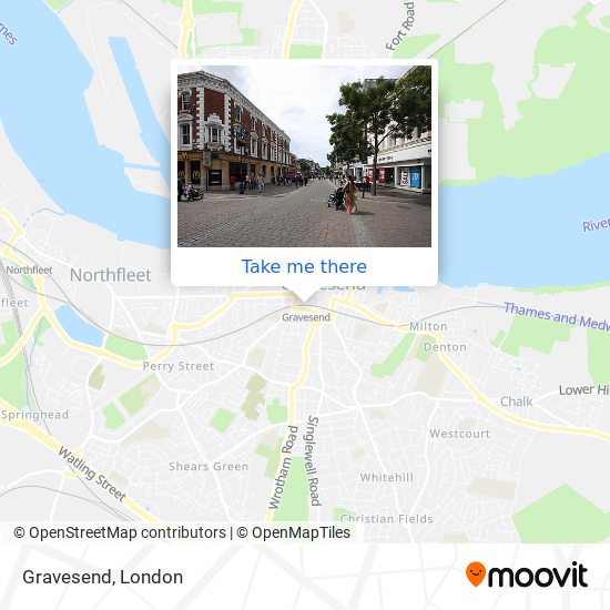 Gravesend map