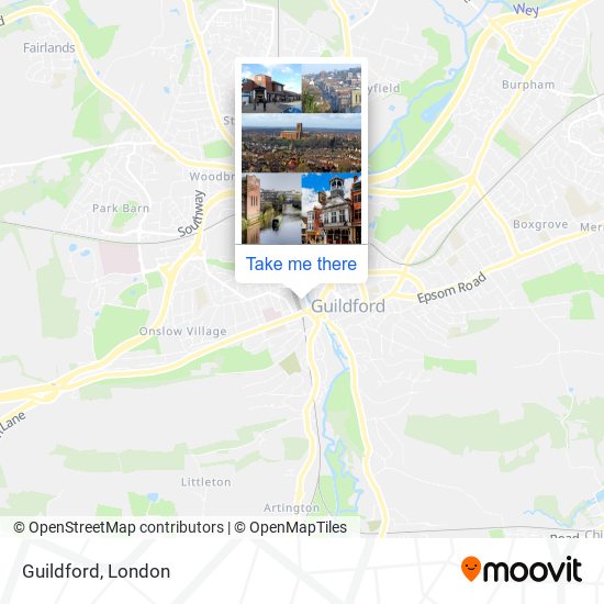 Guildford map