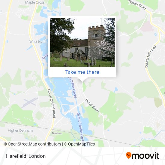 Harefield map