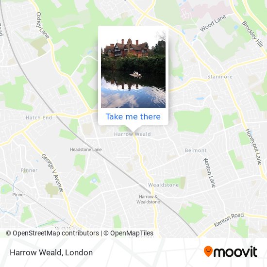 Harrow Weald map