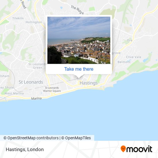 How to get to Hastings by Train or Bus