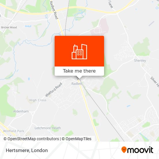 Hertsmere map