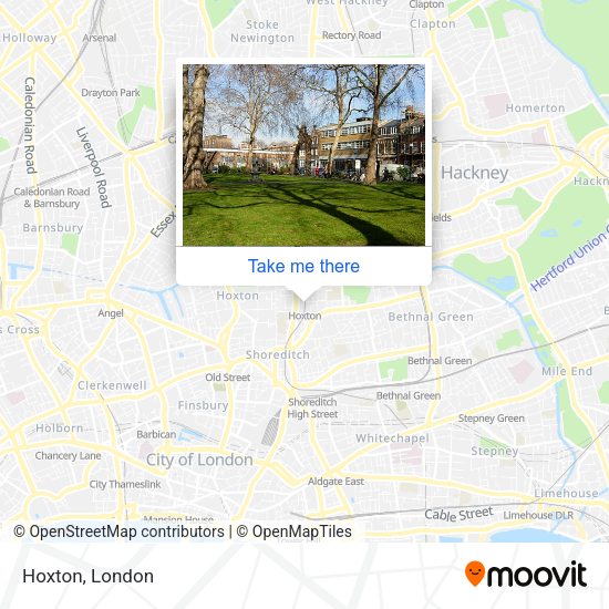 Hoxton map