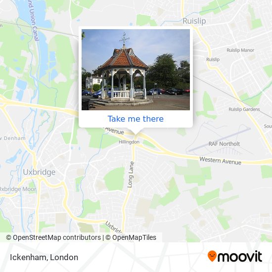 Ickenham map