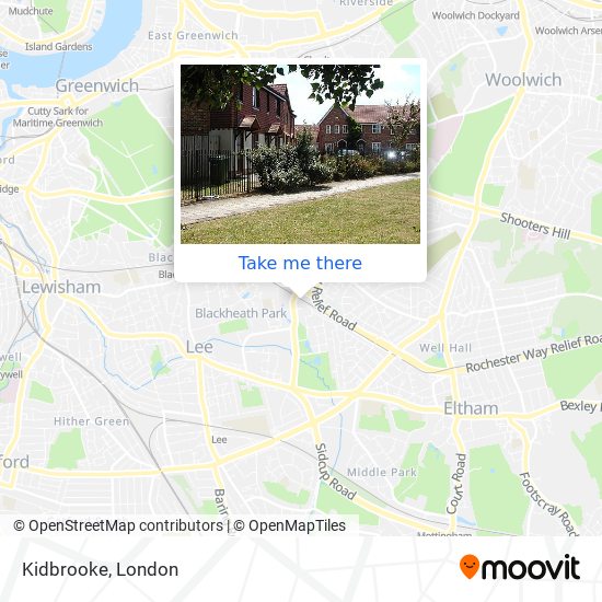Kidbrooke map