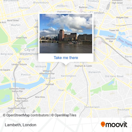 Lambeth map