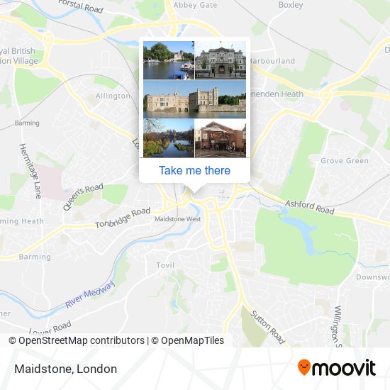 Maidstone map