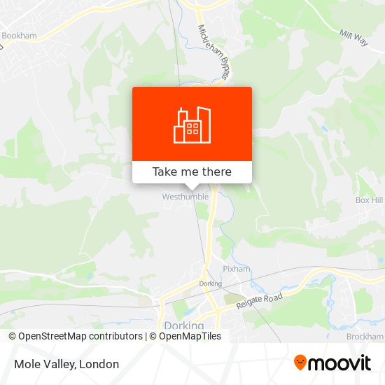 Mole Valley map