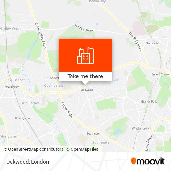 Oakwood map