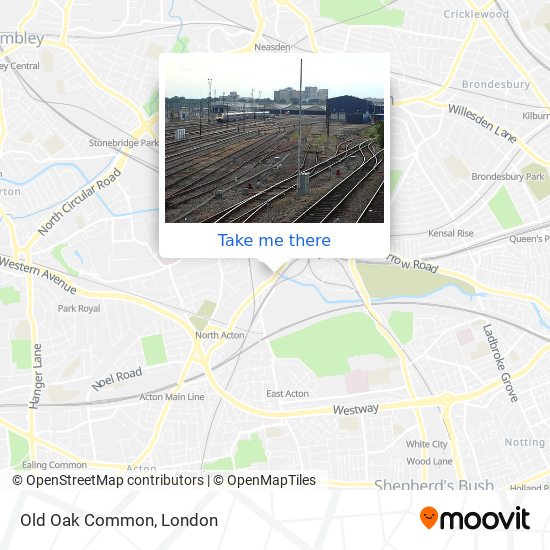 Old Oak Common map