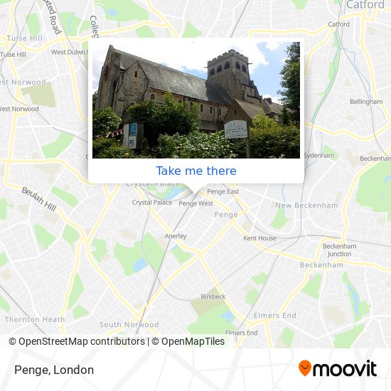 Penge map